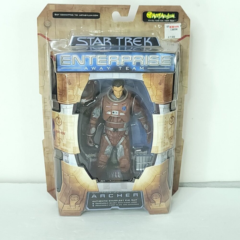 Star Trek Enterprise Away Team Captain Jonathan Archer Figure 2002 Art Asylum